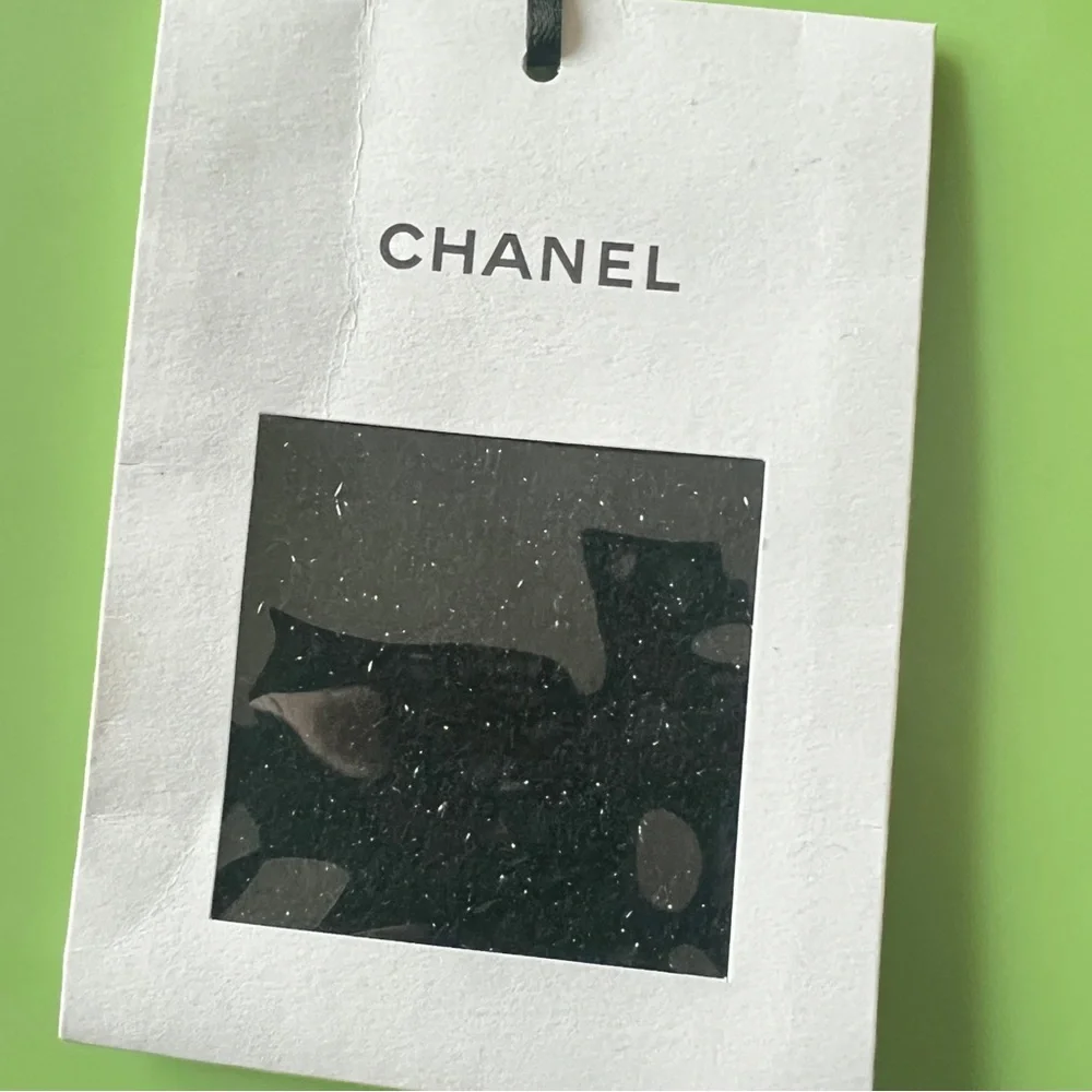 CHANEL Iridescent Tweed Black Zip Crop Jacket NEW - 38 / 2